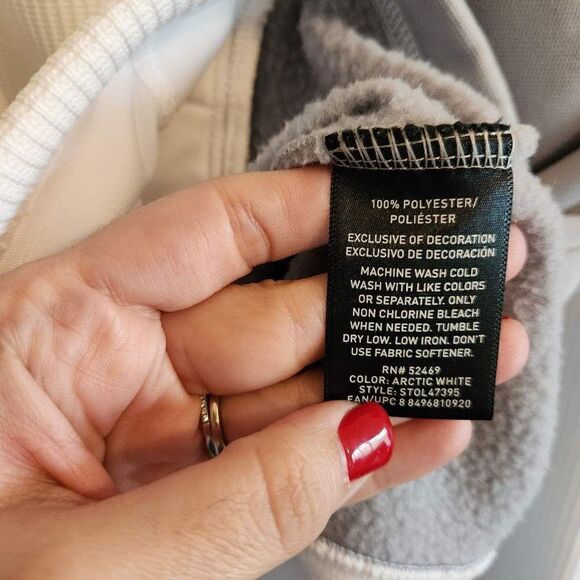 Swiss Tech Women's White Full Zip Hoodie Size Large - Picture 6 of 6